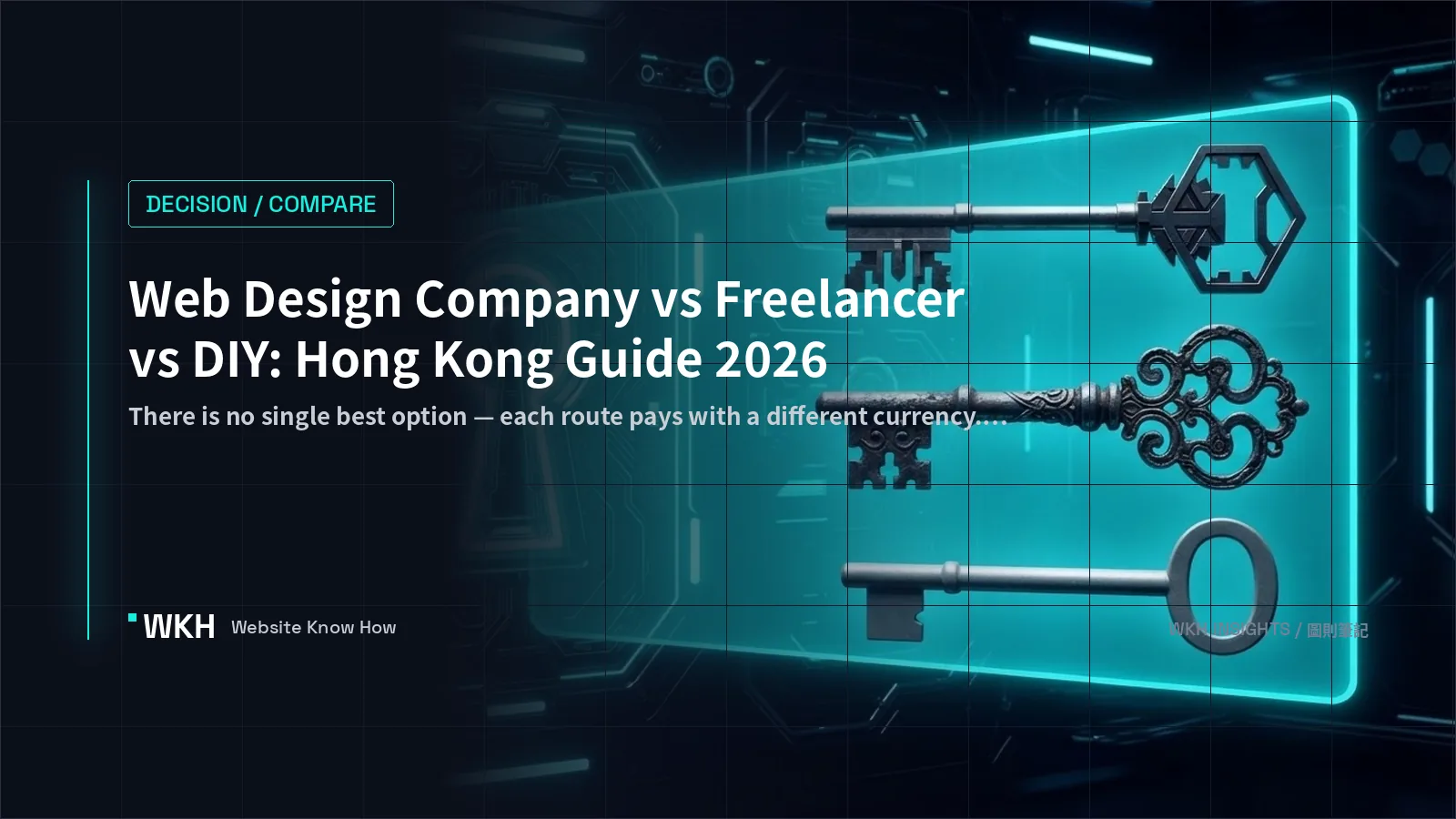 Web Design Company vs Freelancer vs DIY: Hong Kong Guide 2026